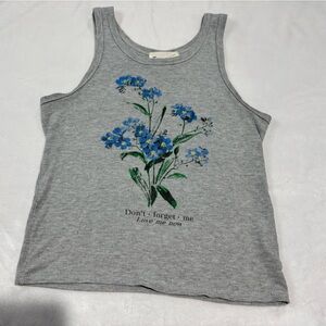 French pastry small flower tank top